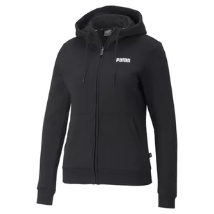Bluza z kapturem damska Puma ESS FULL-ZIP FL czarna 84720101-XS - Bluzy damskie - miniaturka - grafika 1