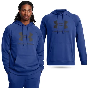 Bluza fitness męska Under Armour Rival Fleece Logo HD - Bluzy sportowe męskie - miniaturka - grafika 1