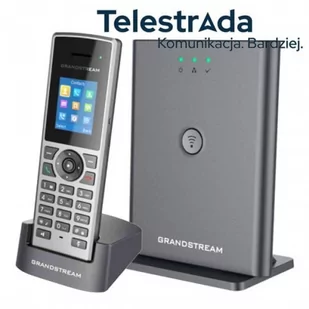 TELESTRADA Telefon bezprzewodowy VoIP Grandstream DP752 + słuchawka DP722 - Telefonia VoIP - miniaturka - grafika 1