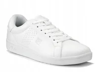Sneakersy męskie - Buty sportowe męskie sneakersy Fila Crosscourt całe białe ekoskóra 42 - miniaturka - grafika 1