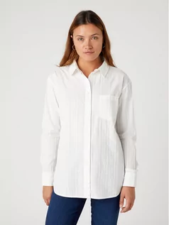 Koszule damskie - Wrangler Koszula W5Z5LIW02 112332542 Biały Regular Fit - grafika 1
