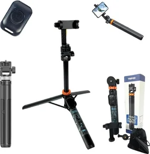 Selfie Stick + Statyw do telefonu 2w1 z pilotem 149cm - Selfie stick - miniaturka - grafika 1