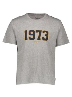 Pepe Jeans Koszulka w kolorze szarym - Koszulki męskie - miniaturka - grafika 1