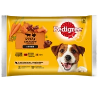 Mokra karma dla psów - Pedigree Wołowina z jagnięciną Indyk z marchewką 4x100g 34706-uniw - miniaturka - grafika 1