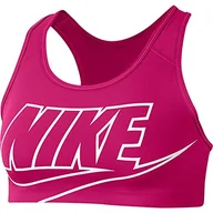 Biustonosze - Nike Damski biustonosz Med Futura Fireberry/White XS - miniaturka - grafika 1