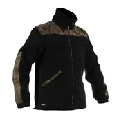 Odzież taktyczna i umundurowanie - Bluza polarowa Texar Grom czarny/wz.93 leśny XXL - miniaturka - grafika 1