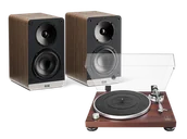 Zestawy stereo - Audio-Technica AT-LPW50BTRW (rosewood) + Connex (orzech) - miniaturka - grafika 1