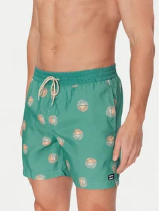 Billabong Szorty kąpielowe Vacay Lb EBYJV00144 Zielony Regular Fit - Kąpielówki męskie - miniaturka - grafika 1