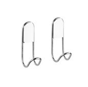 Wieszaki łazienkowe - Wenko Wieszak ścienny Classic 2 sztuki 20642100 - miniaturka - grafika 1