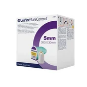 Glukometry i akcesoria dla diabetyków - Unifine SafeControl 5 mm 30G 0.30 mm Bezpieczna igła do wstrzykiwacza z podwójną ochroną, 100 szt. -> Wysyłka 1,99 - odbiór w Żabce - miniaturka - grafika 1