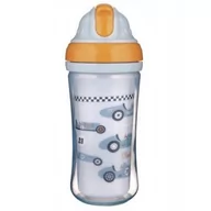 Bidony dla dzieci - Canpol babies Bidon z rurką 260ml samochody 5O37GM 5O37GM SAM One size - miniaturka - grafika 1