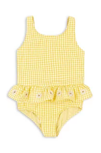Stroje kąpielowe dla dziewczynek - Konges Sløjd jednoczęściowy strój kąpielowy dziecięcy kolor żółty - grafika 1
