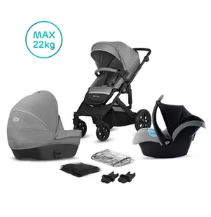 KinderKraft wózek Prime Lite grey 3in1 2020 - Wózki dziecięce - miniaturka - grafika 1