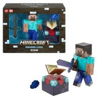Figurki dla dzieci - Duża Figurka Minecraft STEVE Diamond Level z akcesoriami miecz - miniaturka - grafika 1