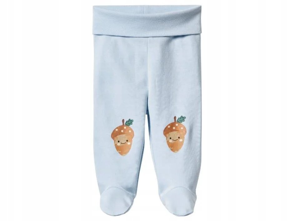 połśpiochy śpioszki z bawełny organicznej 50/56cm 0-2m