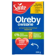 Ziarna i nasiona roślin strączkowych - Sante Otręby Owsiane Wysokobłonnikowe 200g - miniaturka - grafika 1