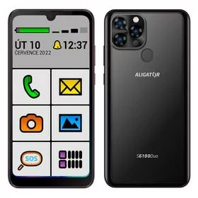 Aligator S6100 Senior 2GB/32GB Dual Sim Czarny - Telefony komórkowe - miniaturka - grafika 1