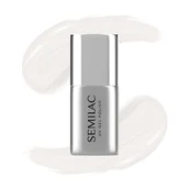 Lakiery hybrydowe - Semilac Top do lakierów hybrydowych No Wipe T31 Milky - miniaturka - grafika 1