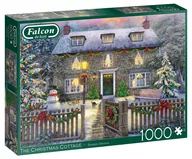 Puzzle - Jumbo Puzzle 1000 Falcon Dom w świątecznej oprawie - miniaturka - grafika 1
