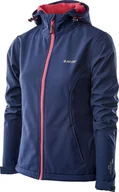 Kurtki i kamizelki sportowe damskie - Hi-Tec Kurtka damska Lady Caria II Softshell granatowa r. S - miniaturka - grafika 1