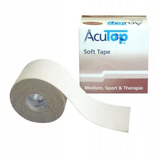 TAŚMA KINEZJOLOGICZNA ACUTOP SOFT TEJPY TAPE 5x5 - Akcesoria do rehabilitacji - miniaturka - grafika 1