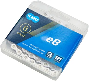 KMC E8 EPT Bike Chain 7/8-speed 122 Chain Links 2021 Łańcuchy 254075 - Łańcuchy rowerowe - miniaturka - grafika 1