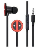 Słuchawki - Słuchawki Douszne Deadpool 001 Marvel Czarny - miniaturka - grafika 1