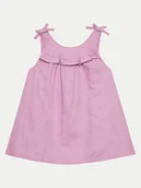 Sukienki i spódniczki dla dziewczynek - United Colors Of Benetton Sukienka letnia 4BE7GV01C Fioletowy Regular Fit - miniaturka - grafika 1