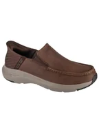 Półbuty męskie - Skechers Półbuty Skechers Parson - Oswin Brązowy - miniaturka - grafika 1