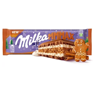 Milka Ciastko korzenne i nadzienie o smaku waniliowym w czekoladzie mlecznej 300 g - Czekolada - miniaturka - grafika 1