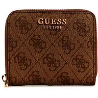 Portfele - GUESS Laurel SLG Small Zip Around, Ltl - Logo Latte, Taglia Unica - miniaturka - grafika 1