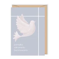 Kartki okolicznościowe i zaproszenia - Kartka Na Bierzmowanie Z Gołębiem - miniaturka - grafika 1
