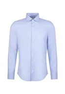 Koszule męskie - Seidensticker Męska koszula biznesowa – slim fit – łatwa do prasowania – kołnierz Kent – długi rękaw – 100% bawełna, jasnoniebieski, 38 - miniaturka - grafika 1