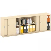 Zestawy mebli biurowych - B2B Partner Zestaw szaf MIRELLI, Typ II - brzoza 437538 - miniaturka - grafika 1