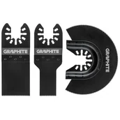 Narzędzia warsztatowe - Topex Grupa sp. z o.o. S.K. Zestaw brzeszczotów do drewna, 3 szt. 56H070 - miniaturka - grafika 1