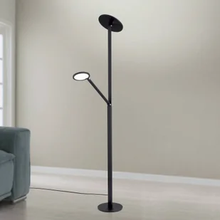 ORION Lampa stojąca LED Fati, wysokość 181 cm, aluminium, lampka do czytania, - Lampy stojące - miniaturka - grafika 1