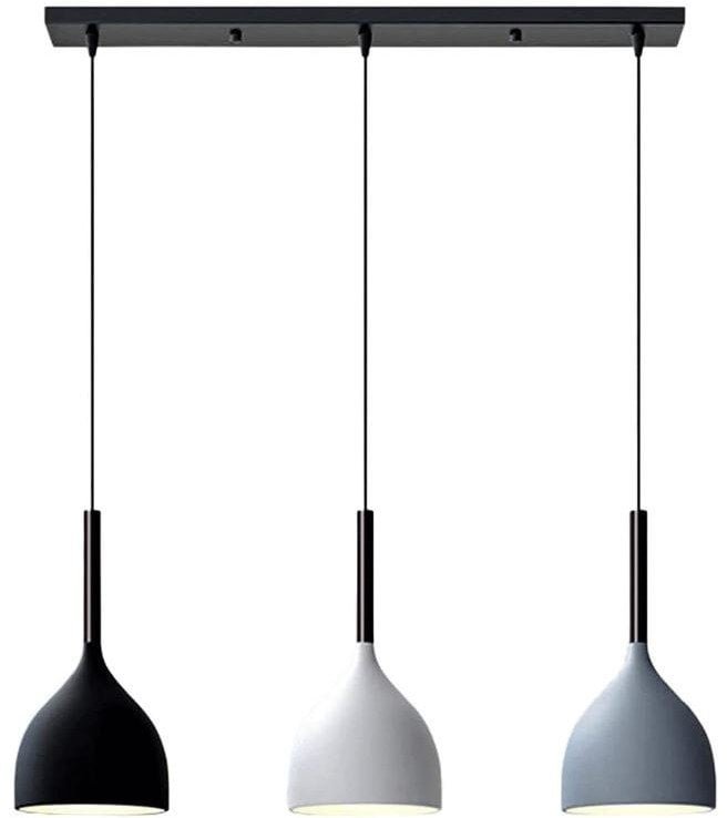 Lampa sufitowa loftowa metalowa wisząca AT31-3SZ-MIX