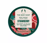 Balsamy i kremy do ciała - THE BODY SHOP STRAWBERRY WEGAŃSKI JOGURT DO CIAŁA 200ML - miniaturka - grafika 1