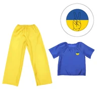 Dresy i komplety dla chłopców - ZESTAW UKRAINA NIEBIESKO-ŻÓŁTY 98-110 3el - miniaturka - grafika 1