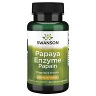 Witaminy i minerały - SWANSON Health Products Papaina (Enzym Papai) 100 mg 90 kapsułek - miniaturka - grafika 1