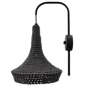 Lampy ścienne - Sypialniana lampa na ściane Mahaka 4034 Shilo włącznik szary - miniaturka - grafika 1