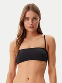 Stroje kąpielowe - Calvin Klein Swimwear Góra od bikini KW0KW02845 Czarny - miniaturka - grafika 1