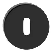 Klamki - Metal-Bud Rozeta okrągła na klucz czarna - miniaturka - grafika 1