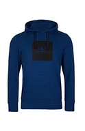 Bluzy męskie - Hoody O'Neill O'Neill Męska bluza z kapturem Cube z kapturem bluza rekreacyjna i sportowa koszulka niebieski Darkwater Blue Option B XS 1P1435 - miniaturka - grafika 1
