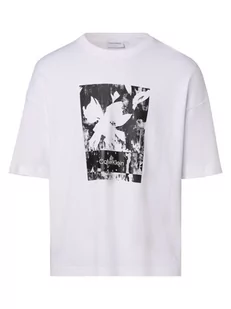 Calvin Klein - T-shirt męski, biały - Koszulki męskie - miniaturka - grafika 1