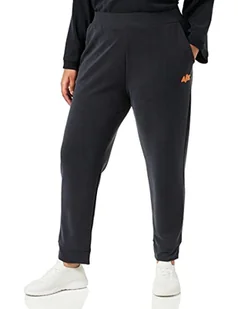 Armani Exchange Damskie spodnie dresowe z przodu haftowane logo w talii, Czarny, XS - Spodnie damskie - miniaturka - grafika 1