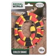 Figurki dla dzieci - Wąż gumowy koralowy 60cm - figurka - miniaturka - grafika 1