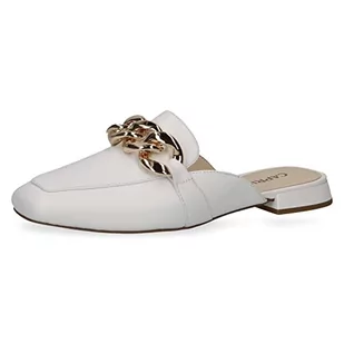 CAPRICE Klapki damskie 9-9-27104-20 płaskie, White Nappa, 39 eu - Klapki i japonki damskie - miniaturka - grafika 1