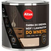 Farby i impregnaty do drewna - Farba do drewna, mdf, laminat 400 ml kremowy ALTAX - miniaturka - grafika 1