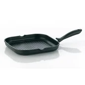 Patelnie - Kela Patelnia grillowa Kerros czarna KE-15156 - miniaturka - grafika 1